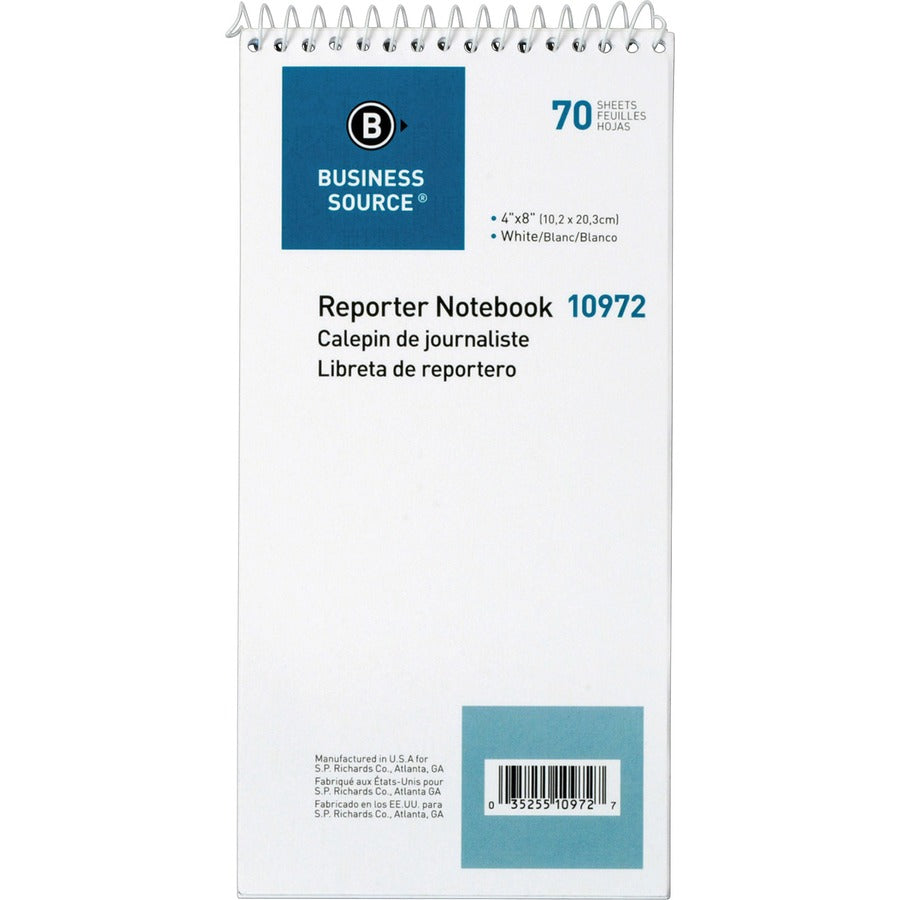 Business Source Coat Pocket-size Reporters Notebook (10972)