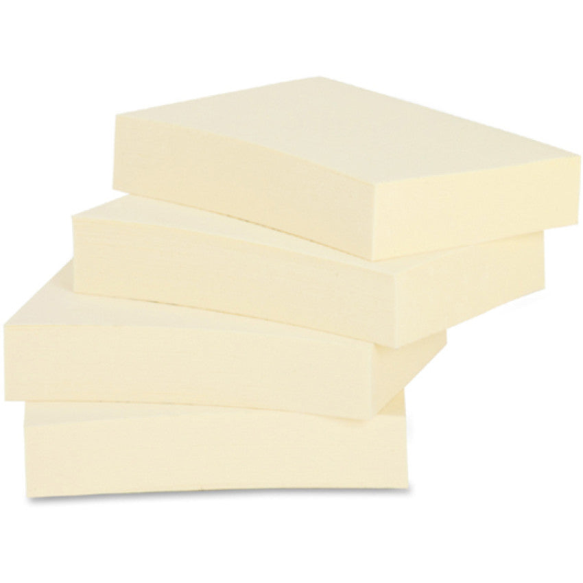 Business Source Yellow Adhesive Notes (21459)