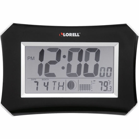 Lorell LCD Wall/Alarm Clock (60998)