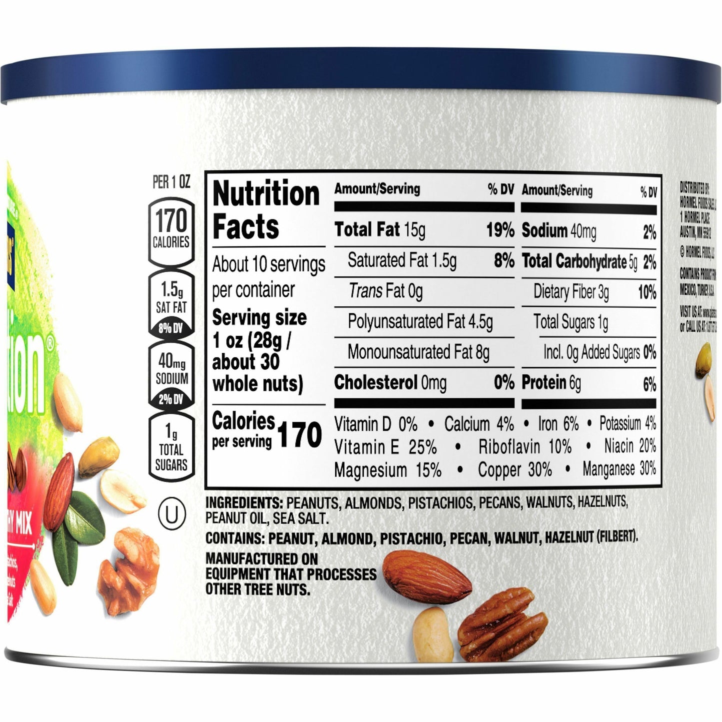 Hormel Foods NUT-rition Heart Healthy Mix (05957)