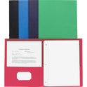 Business Source Letter Recycled Pocket Folder (78531)