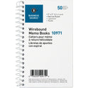 Business Source Side Wirebound Ruled Memo Book (10971)