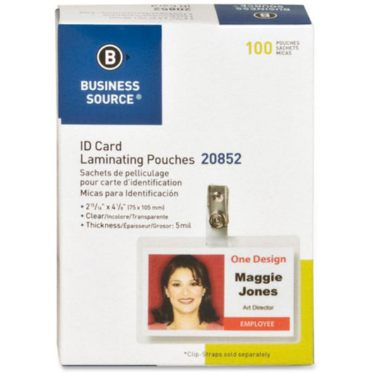 Business Source Government ID Laminating Pouches (20852)