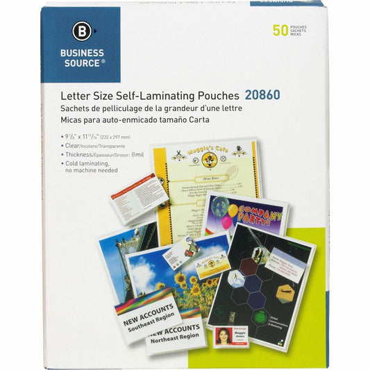 Business Source Laminating Document Pouches (20860)