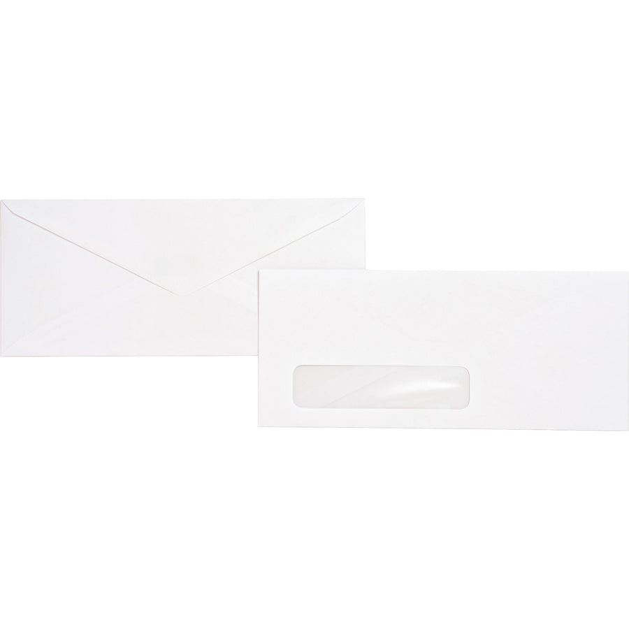 Business Source No. 10 Diagonal Seam Window Envelopes (04468)