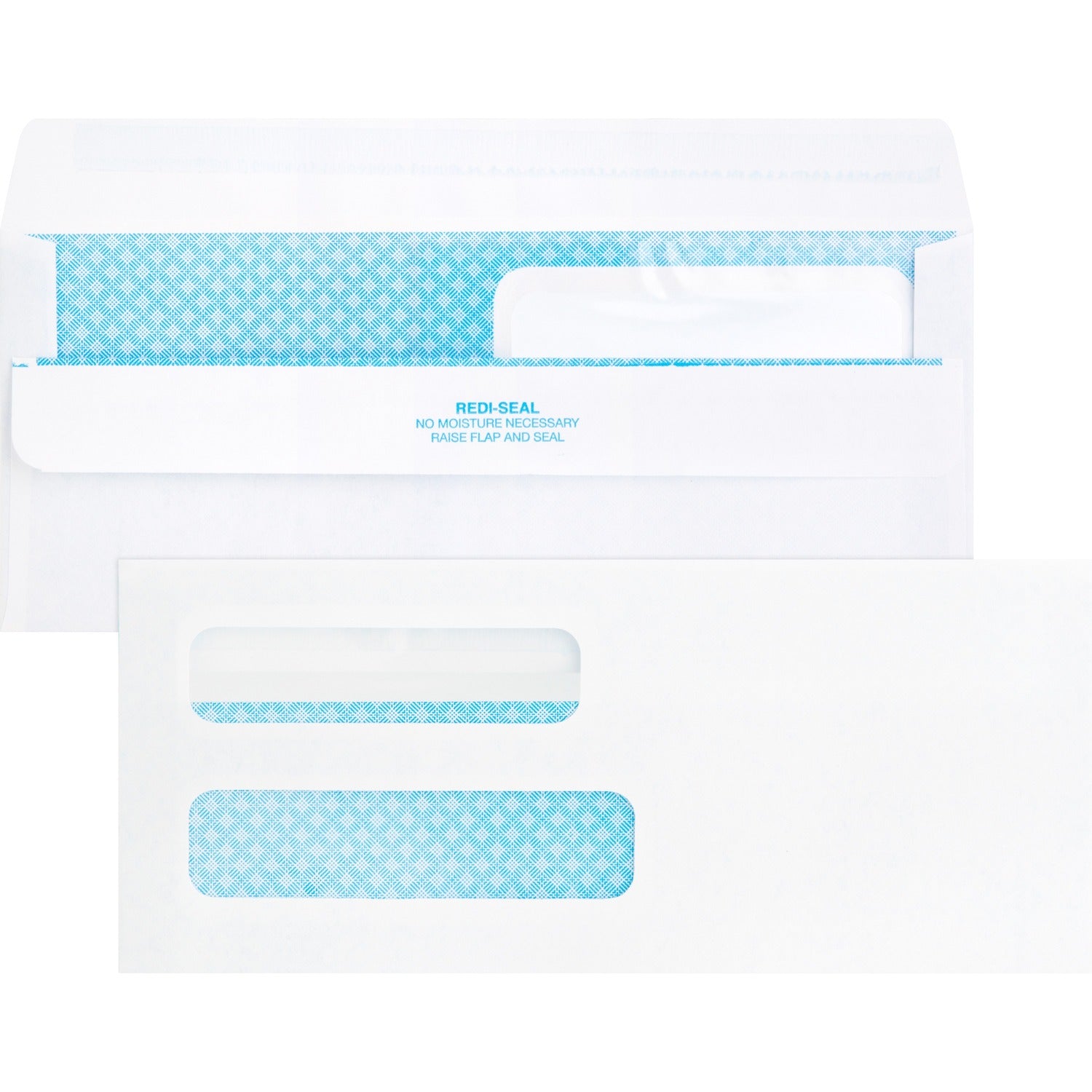 Business Source Double Window No. 8-5/8 Check Envelopes (04650)