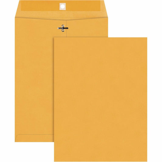 Quality Park 9 x 12 High Bulk Clasp Envelopes with Deeply Gummed Flaps (37891)