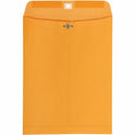 Quality Park 10 x 13 High Bulk Clasp Envelopes with Deeply Gummed Flaps (37892)