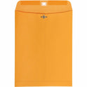 Quality Park 10 x 13 High Bulk Clasp Envelopes with Deeply Gummed Flaps (37892)