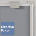 Quartet Matrix 36-employee In/Out Board (33705)