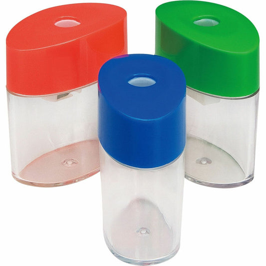 Integra Assorted Color Oval Plastic Sharpeners (42850)