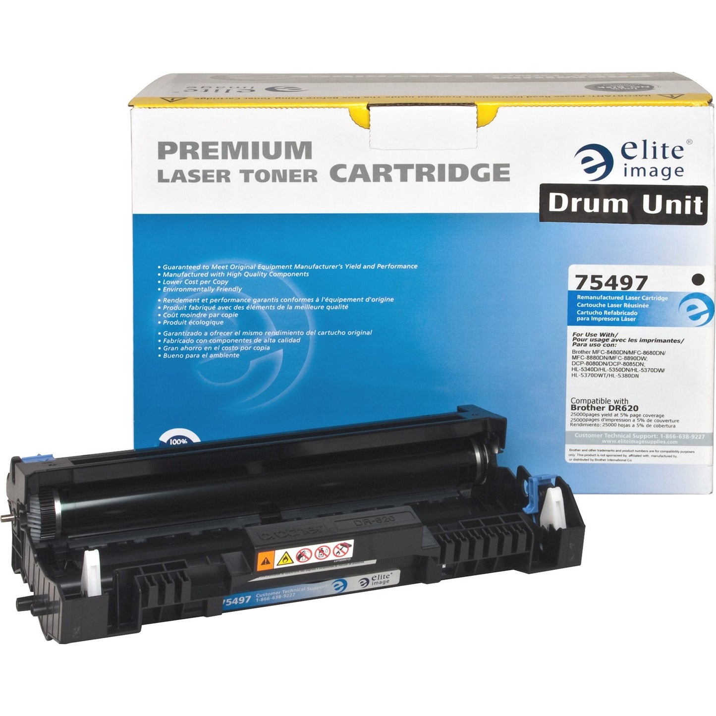 Elite Image Remanufactured Drum Cartridge Alternative For Brother DR620 (75497)