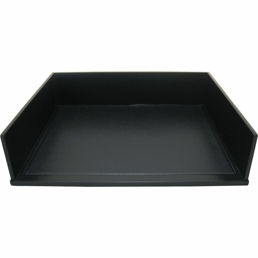 Victor 1154-5 Midnight Black Stacking Letter Tray
