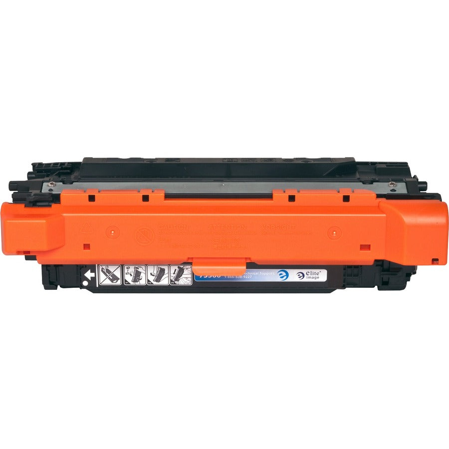 Elite Image Remanufactured Laser Toner Cartridge - Alternative for HP 504X (CE250X) - Black - 1 Each (75566)