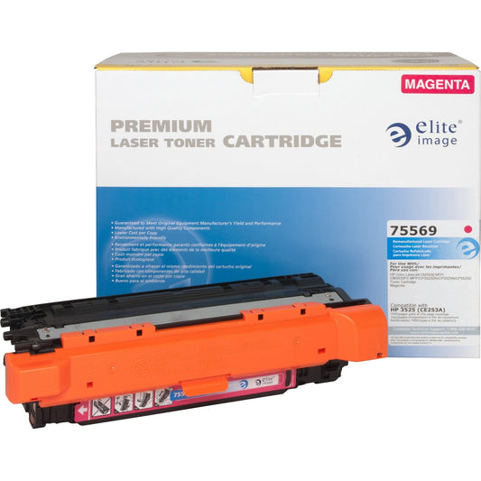 Elite Image Remanufactured Laser Toner Cartridge - Alternative for HP 504A (CE253A) - Magenta - 1 Each (75569)