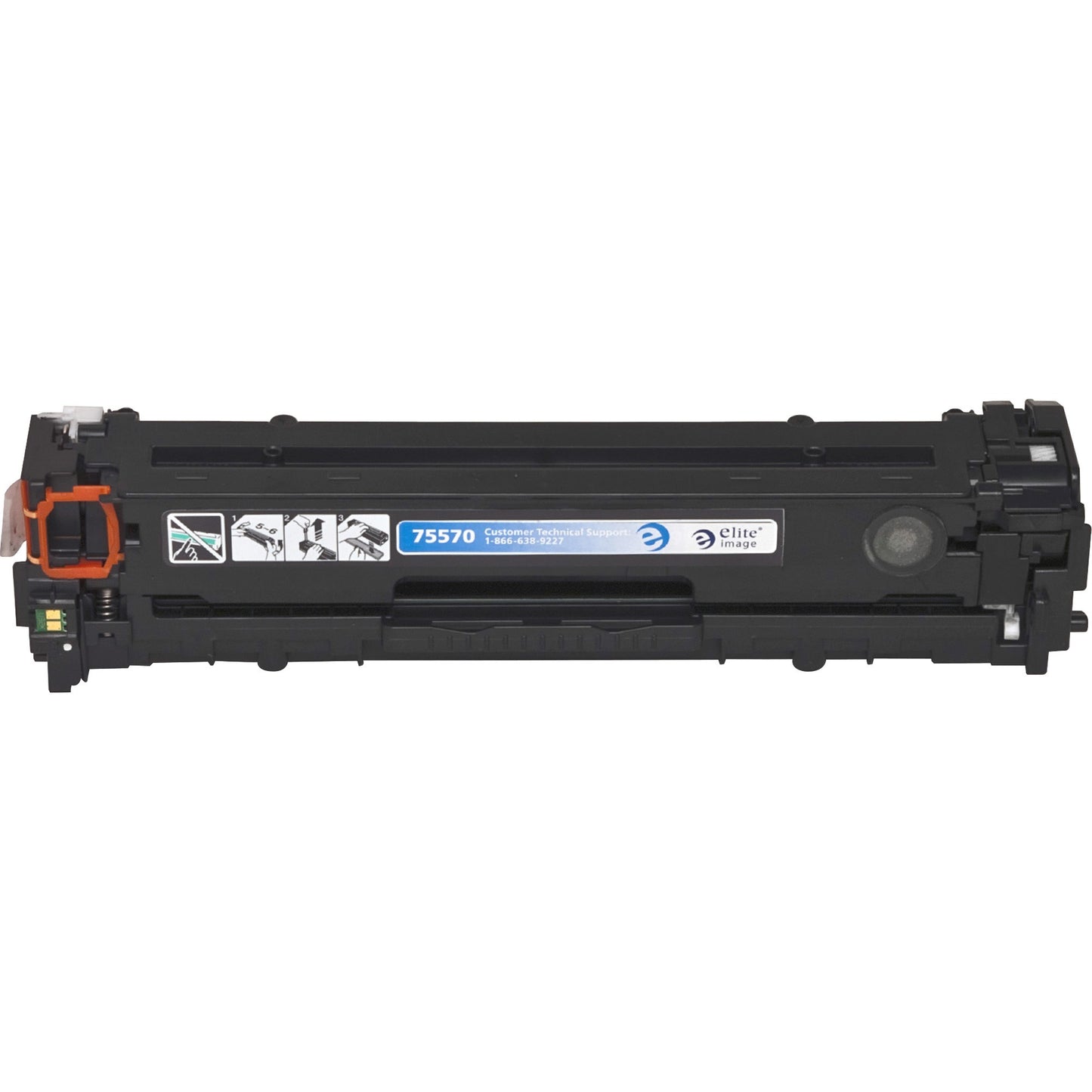 Elite Image Remanufactured Laser Toner Cartridge - Alternative for HP 128A (CE320A) - Black - 1 Each (75570)