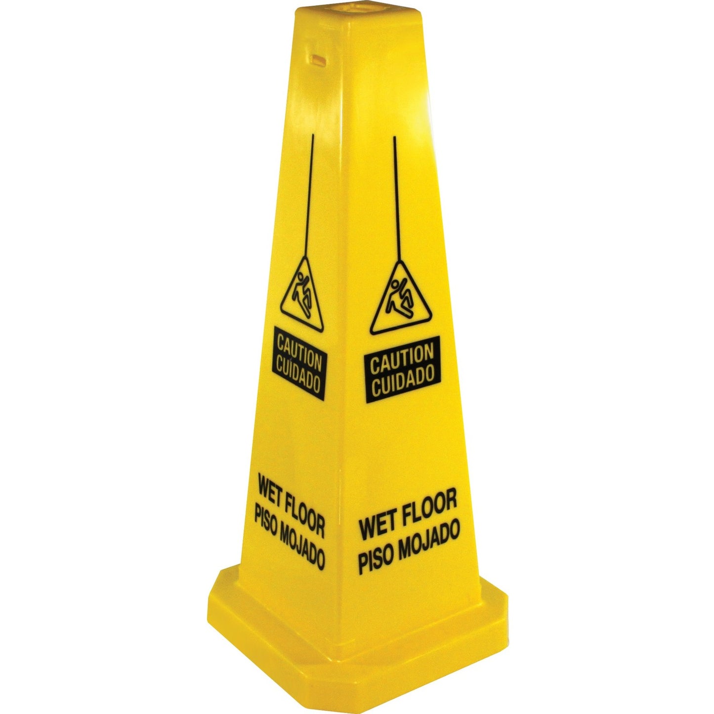 Genuine Joe Bright 4-sided Caution Safety Cone (58880)