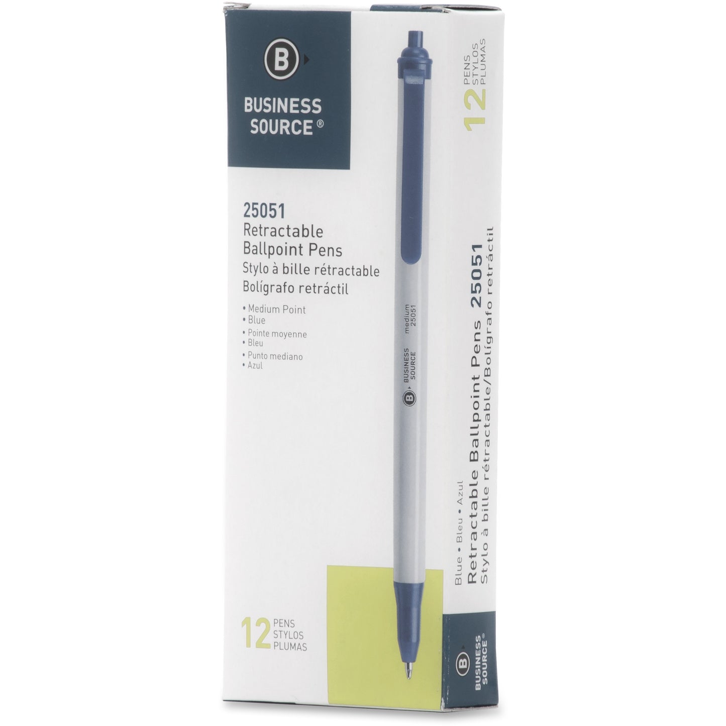 Business Source Retractable Ballpoint Pens (25051)