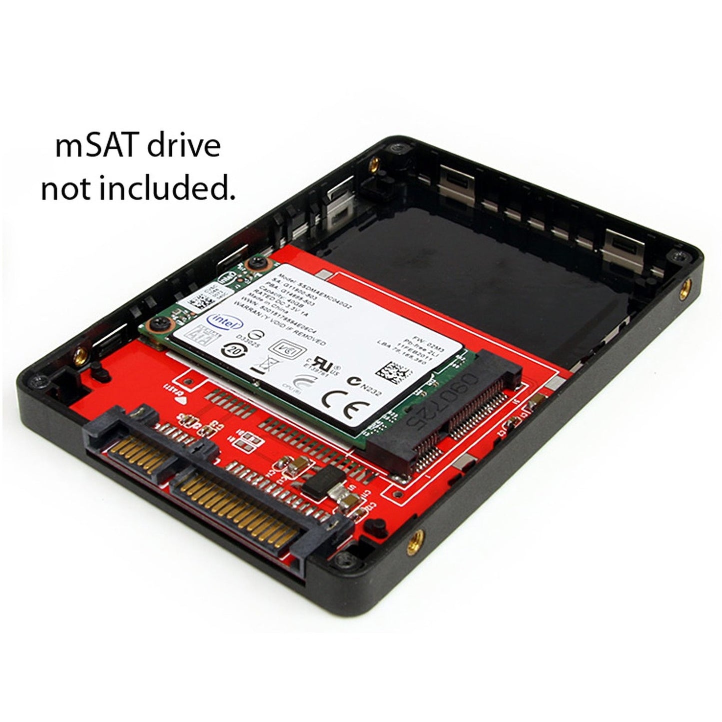 StarTech 2.5" Sata To Mini Sata Adapter Enclosure (SAT2MSAT25)