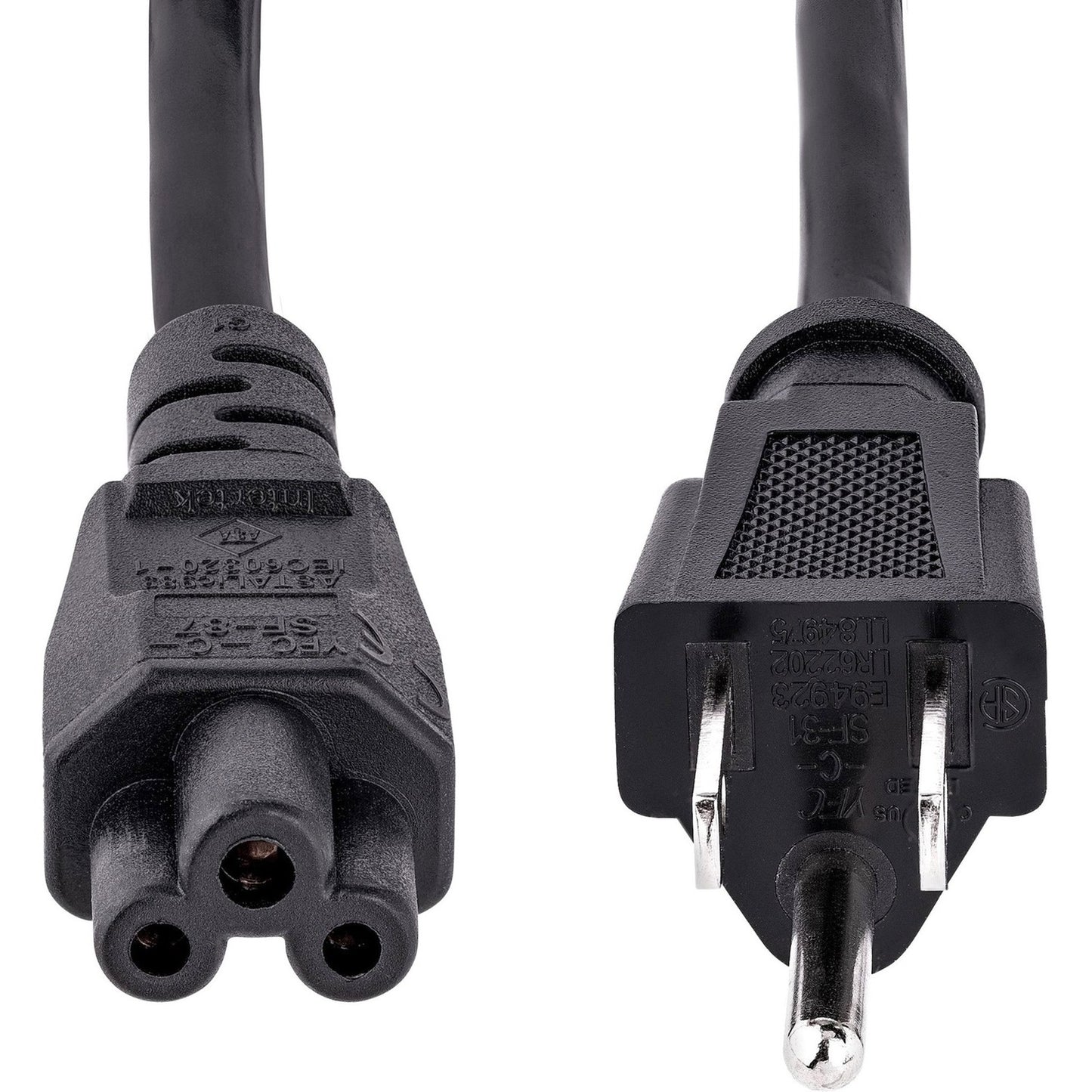 StarTech 10ft Laptop Power Cord, Nema1-15p To C5 (PXT101NB3S10)