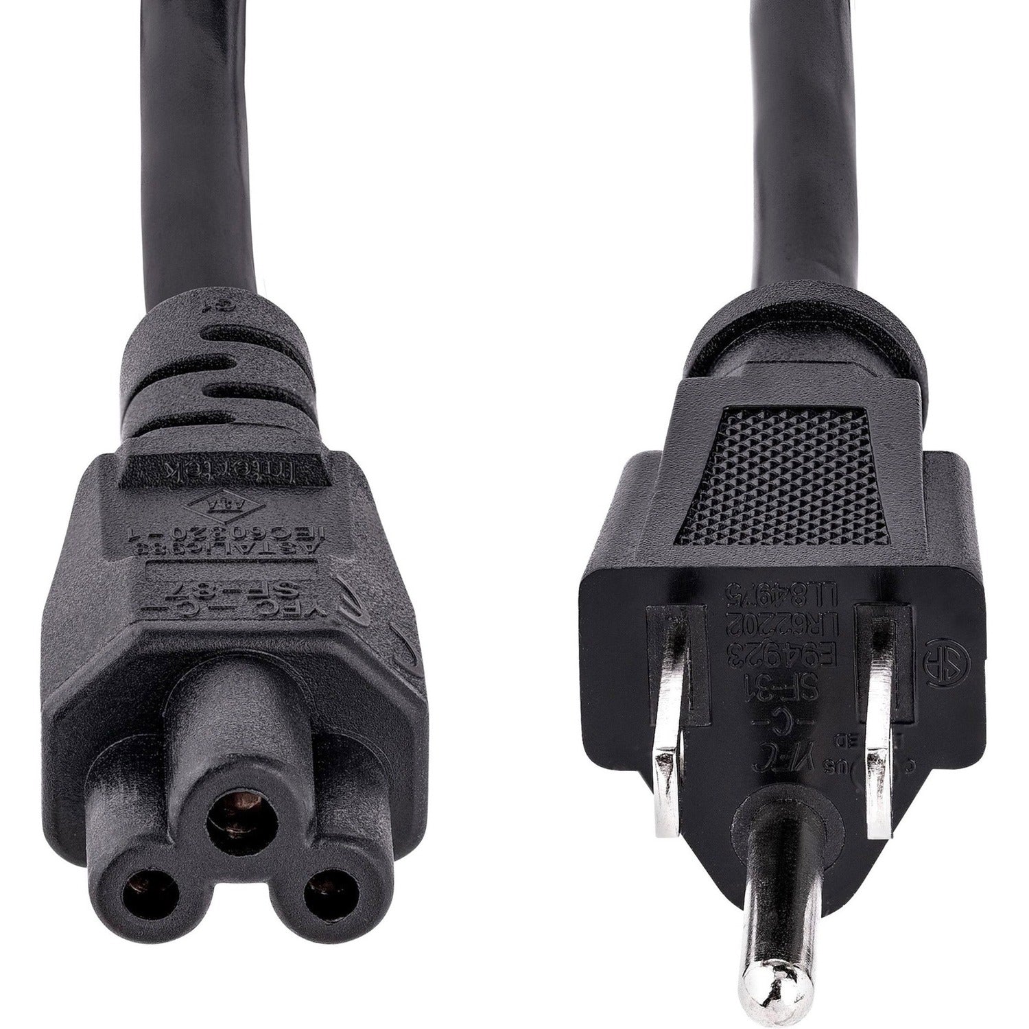 StarTech 10ft Laptop Power Cord, Nema1-15p To C5 (PXT101NB3S10)