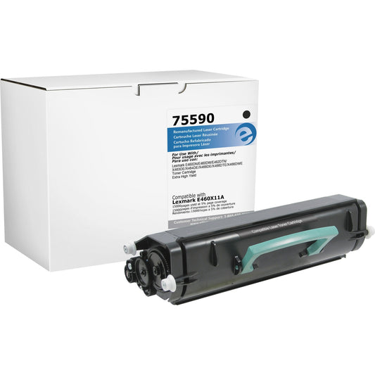 Elite Image Remanufactured Toner Cartridge - Alternative for Lexmark (E460X11A) (75590)