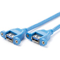 StarTech 2 Port Motherboard To Panel Mount Usb 3 (USB3SPNLAFHD)