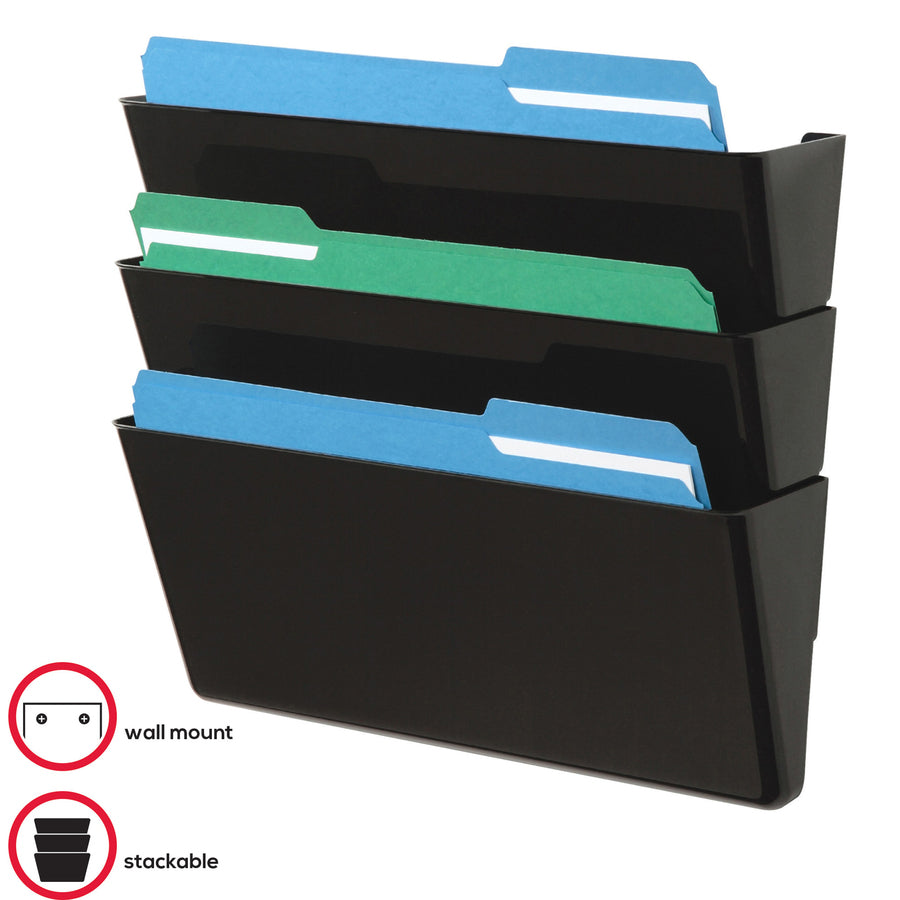 Deflecto Stackable DocuPocket Set (73604)