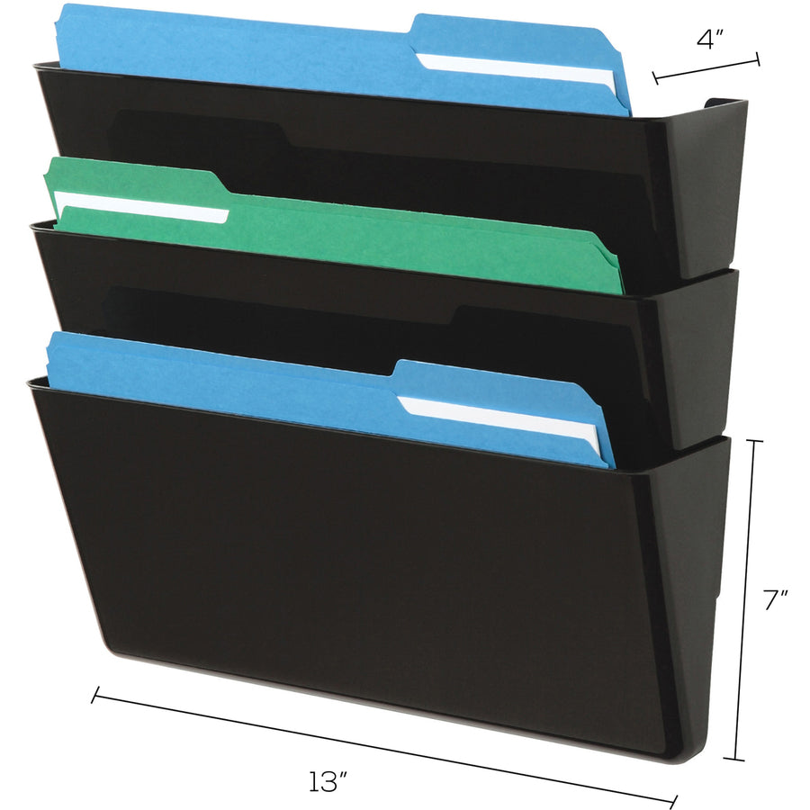 Deflecto Stackable DocuPocket Set (73604)