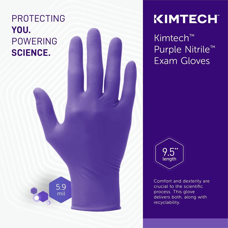 KIMTECH Purple Nitrile Exam Gloves (55084)