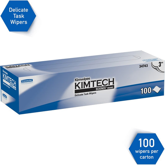 KIMTECH Delicate Task Wipers - Pop-Up Box (34743)