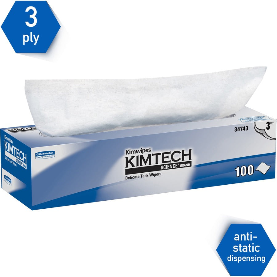 KIMTECH Delicate Task Wipers - Pop-Up Box (34743)