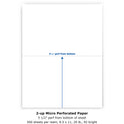 PrintWorks Professional Pre-Perforated Paper for Statements, Tax Forms, Bulletins, Planners & More (04116)