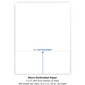 PrintWorks Professional Pre-Perforated Paper for Invoices, Statements, Gift Certificates & More (04128)