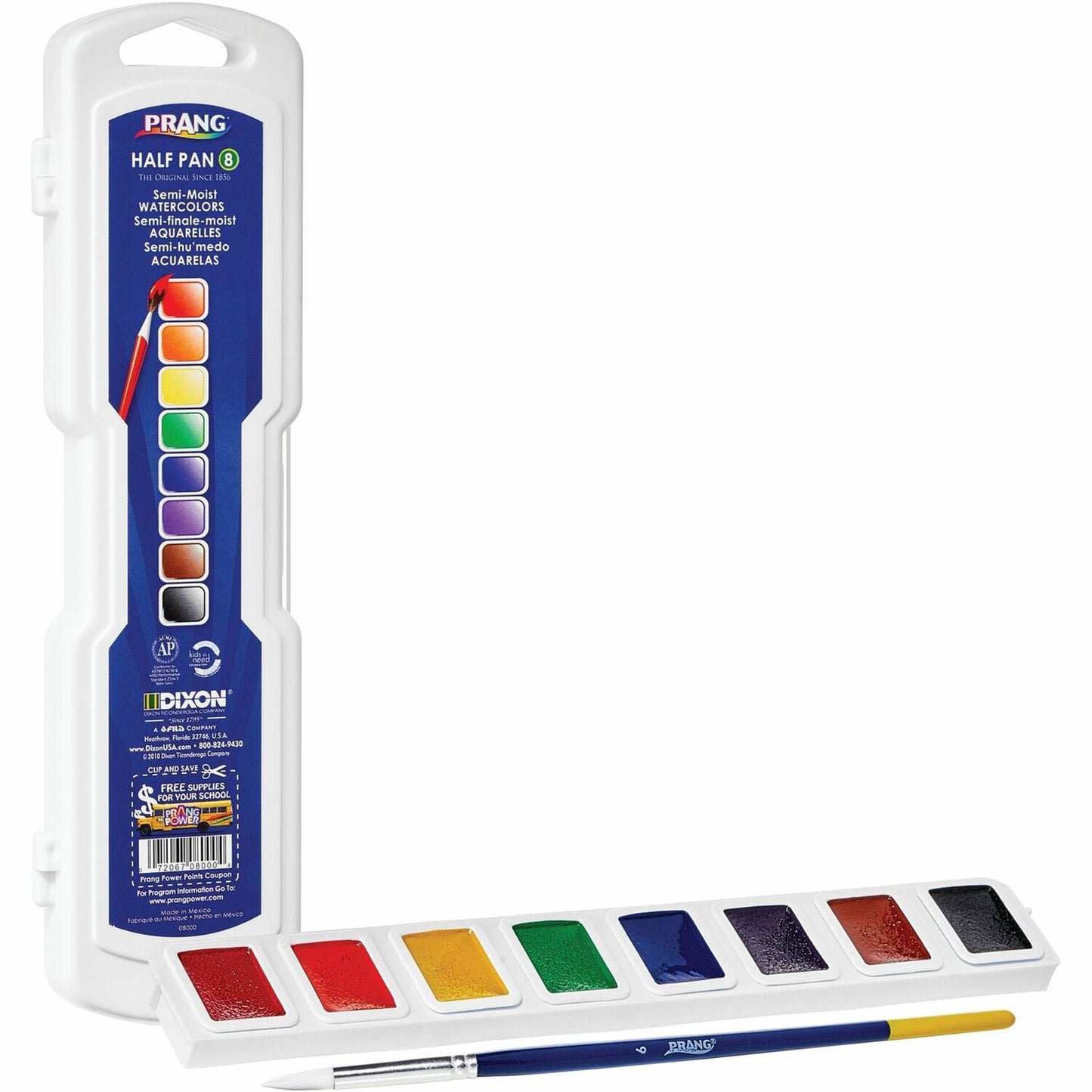 Prang Half Pan Watercolor Set (08000)