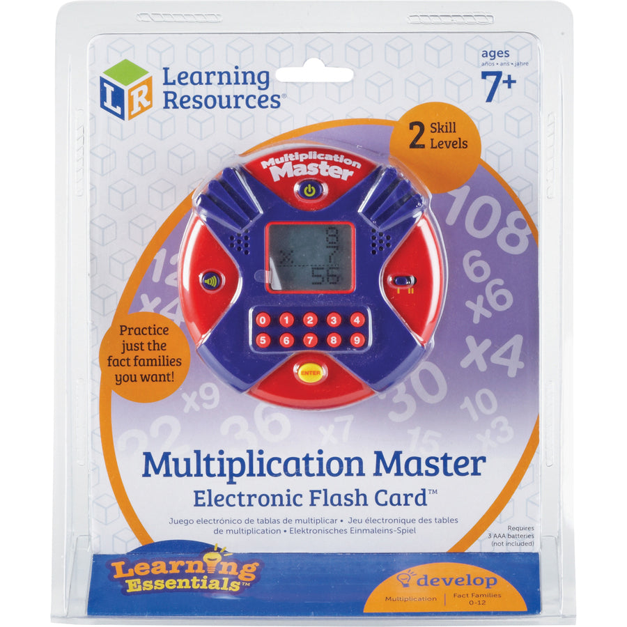 Learning Resources Multiplication Master Electronic Flash Card Game (LER6967)