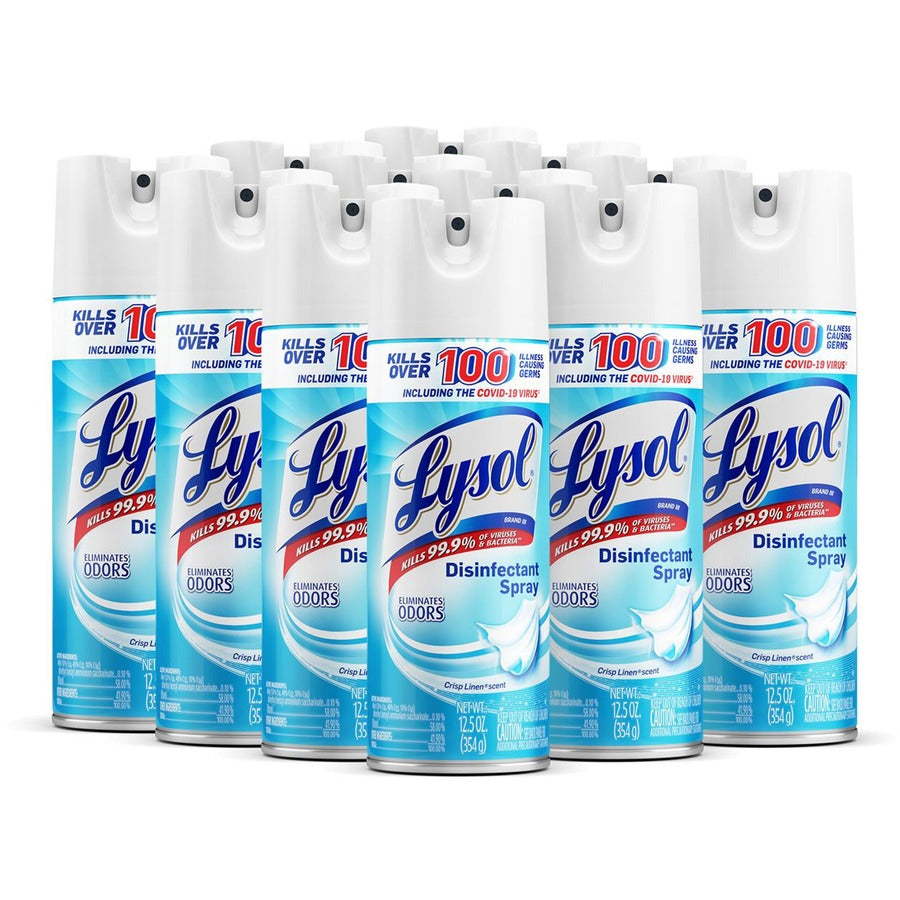 Lysol Crisp Linen Disinfectant Spray (74186)