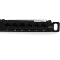 StarTech 24 Port 0.5u Rackmount Cat5e Patch Panel (PANELHU24)