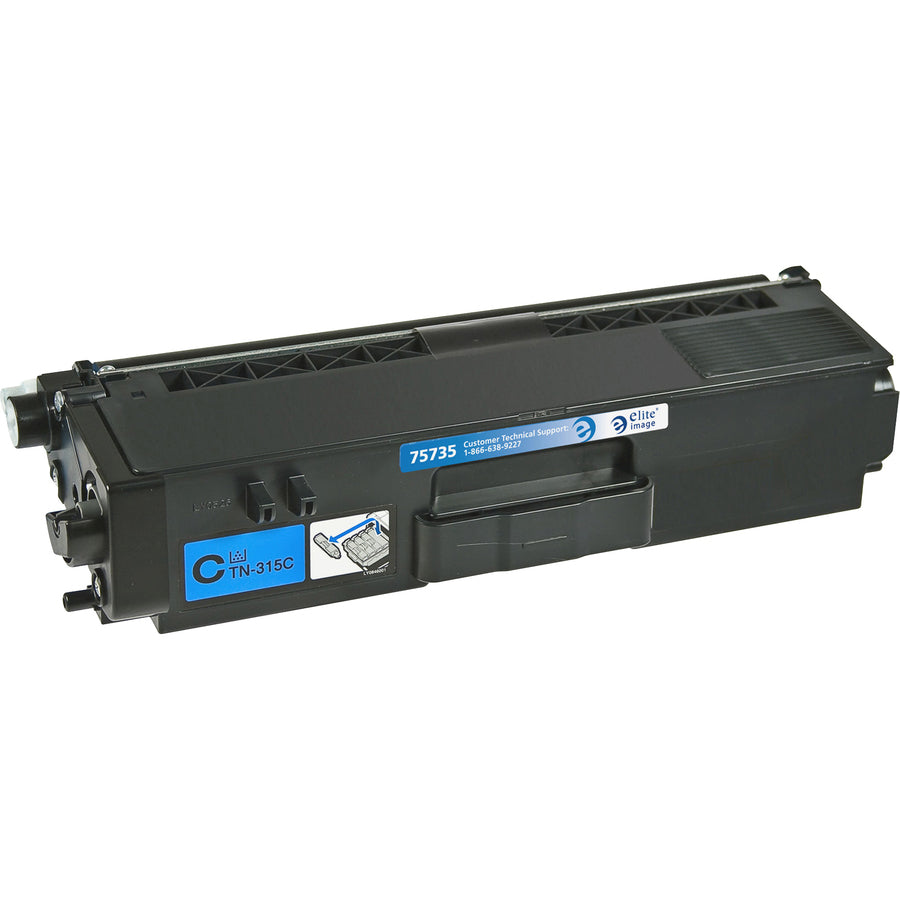 Elite Image Remanufactured High Yield Laser Toner Cartridge - Alternative for Brother TN315 - Cyan - 1 Each (75735)