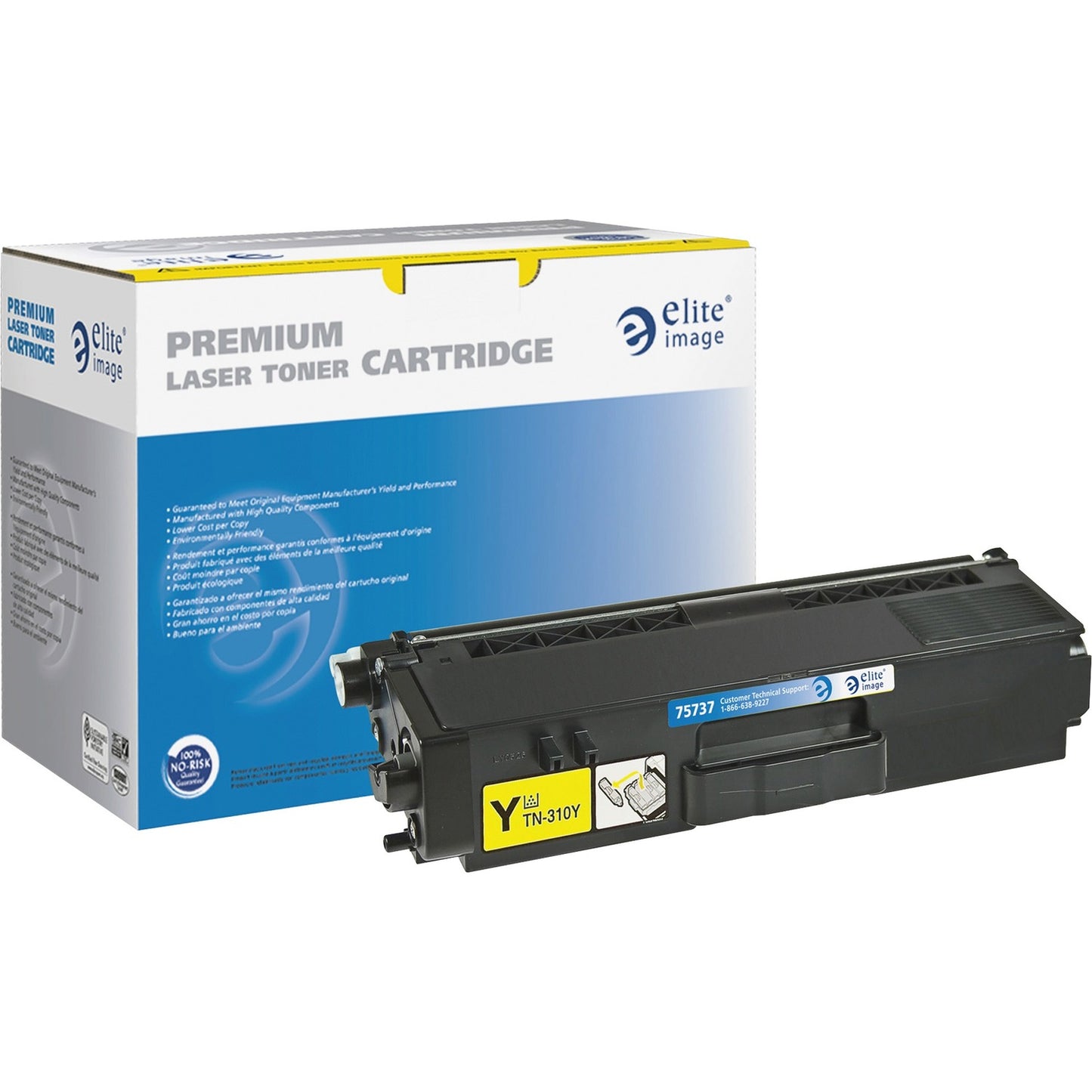 Elite Image Remanufactured High Yield Laser Toner Cartridge - Alternative for Brother TN315 - Yellow - 1 Each (75737)