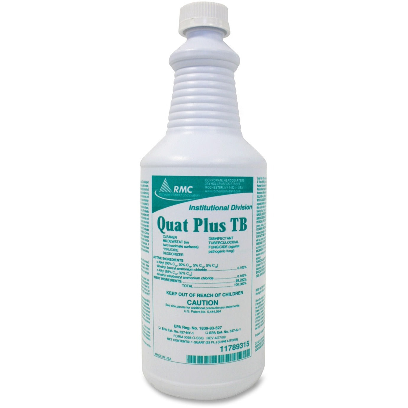 Rochester Midland RMC Quat Plus TB Disinfectant (11789315)