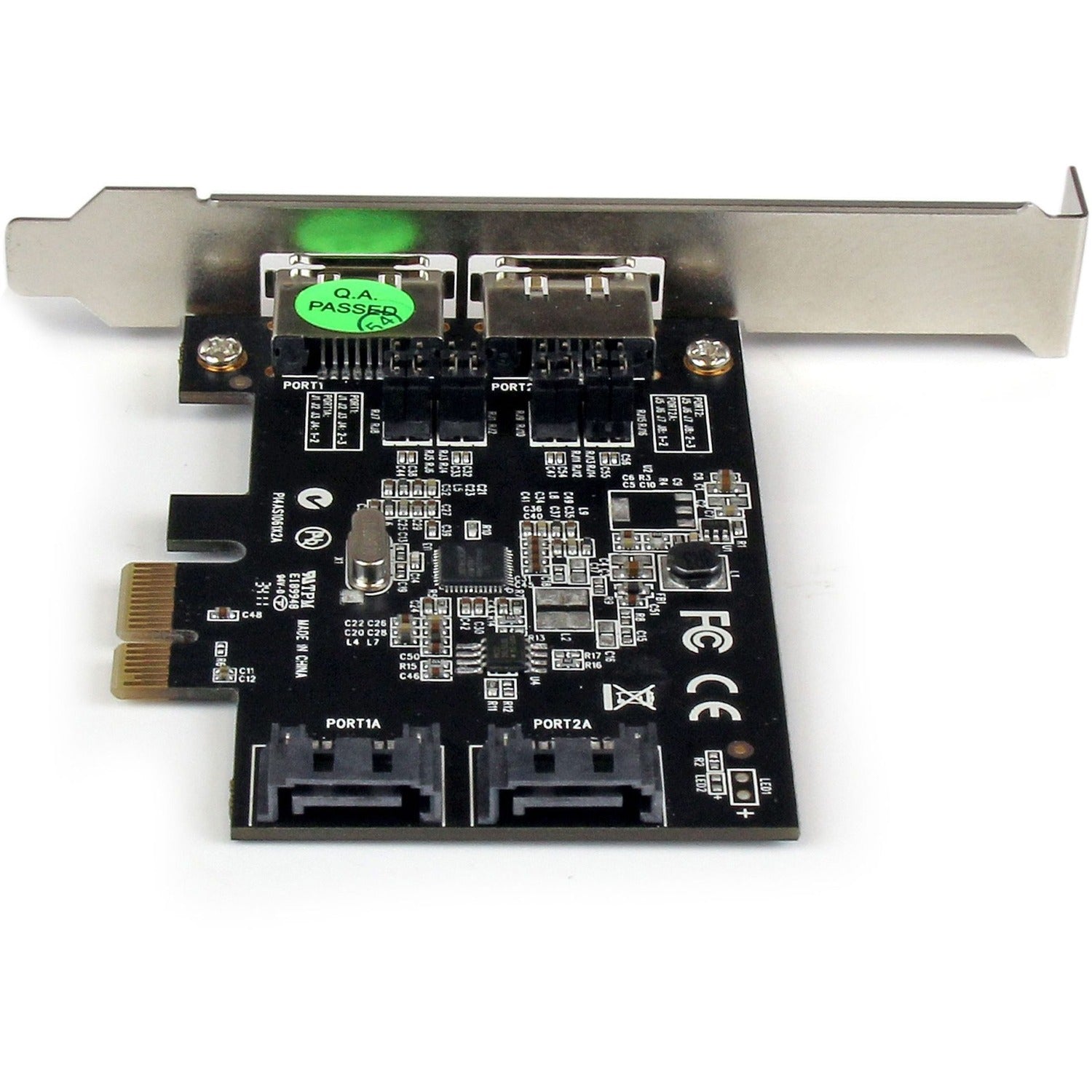 StarTech 2port Pcie Sata Iii Esata Controller (PEXESAT322I)