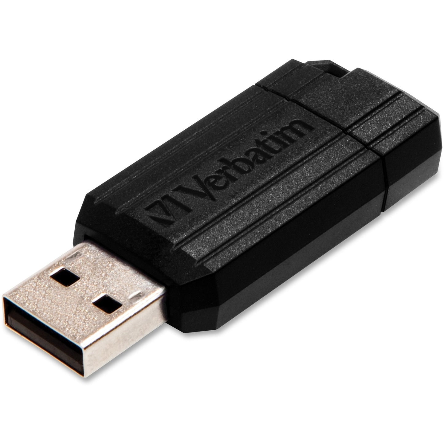Microban 8GB PinStripe USB Flash Drive - Black (49062)