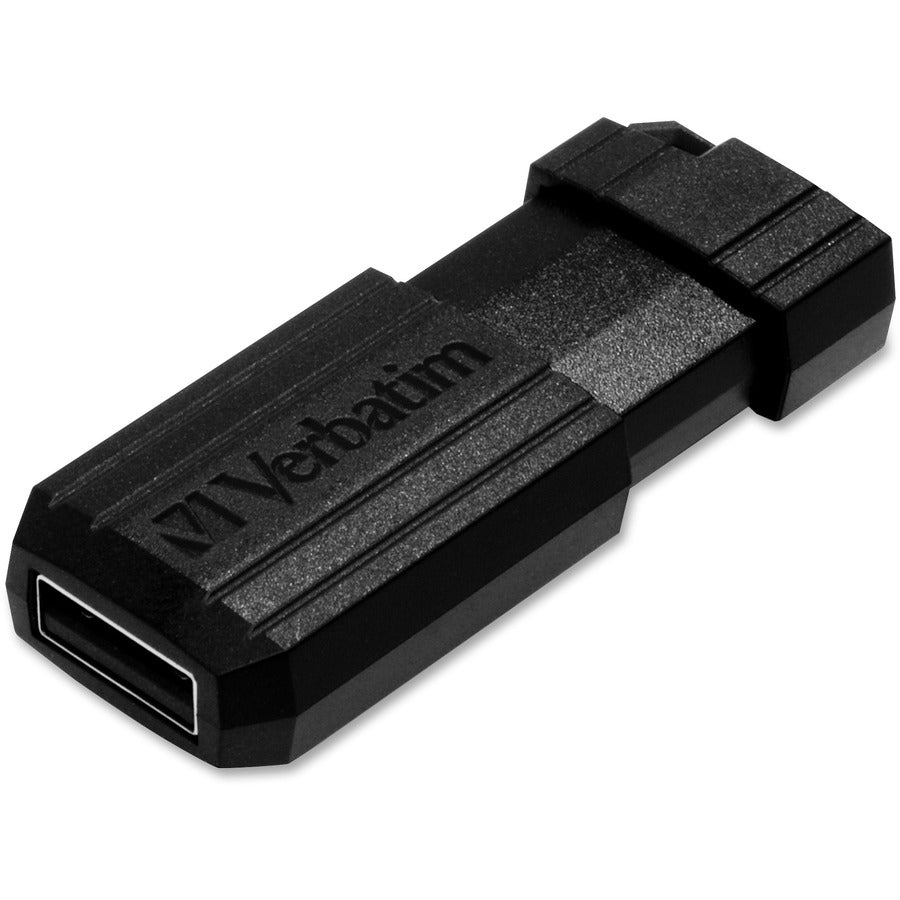 Microban 8GB PinStripe USB Flash Drive - Black (49062)
