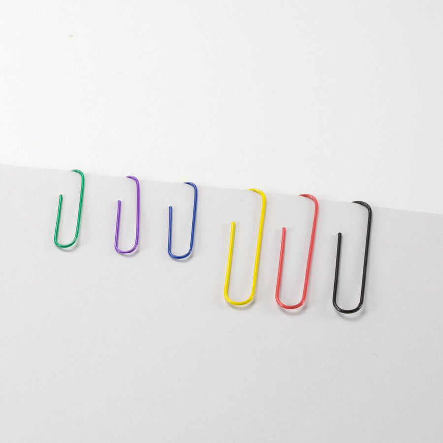 Officemate Coated Paper Clips, 450/Pack (97227)