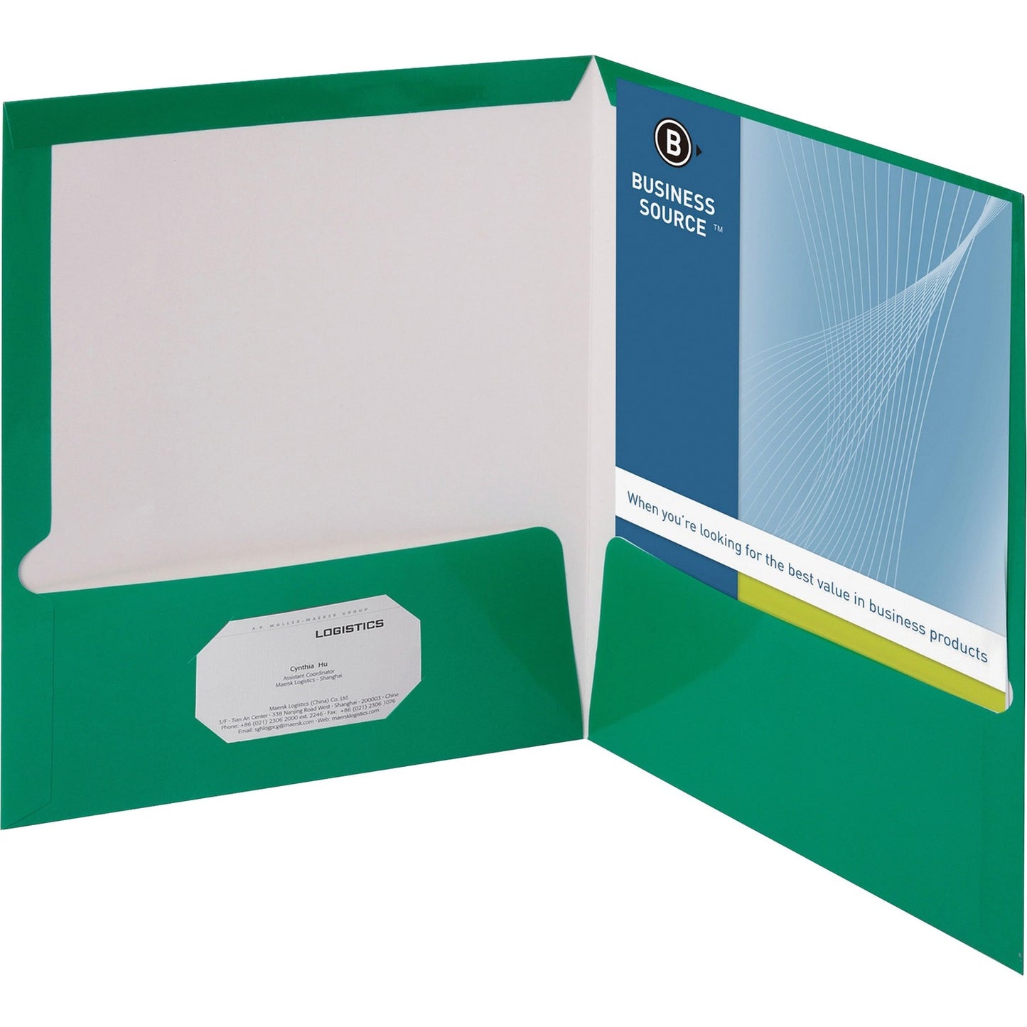 Business Source Letter Pocket Folder (44427)