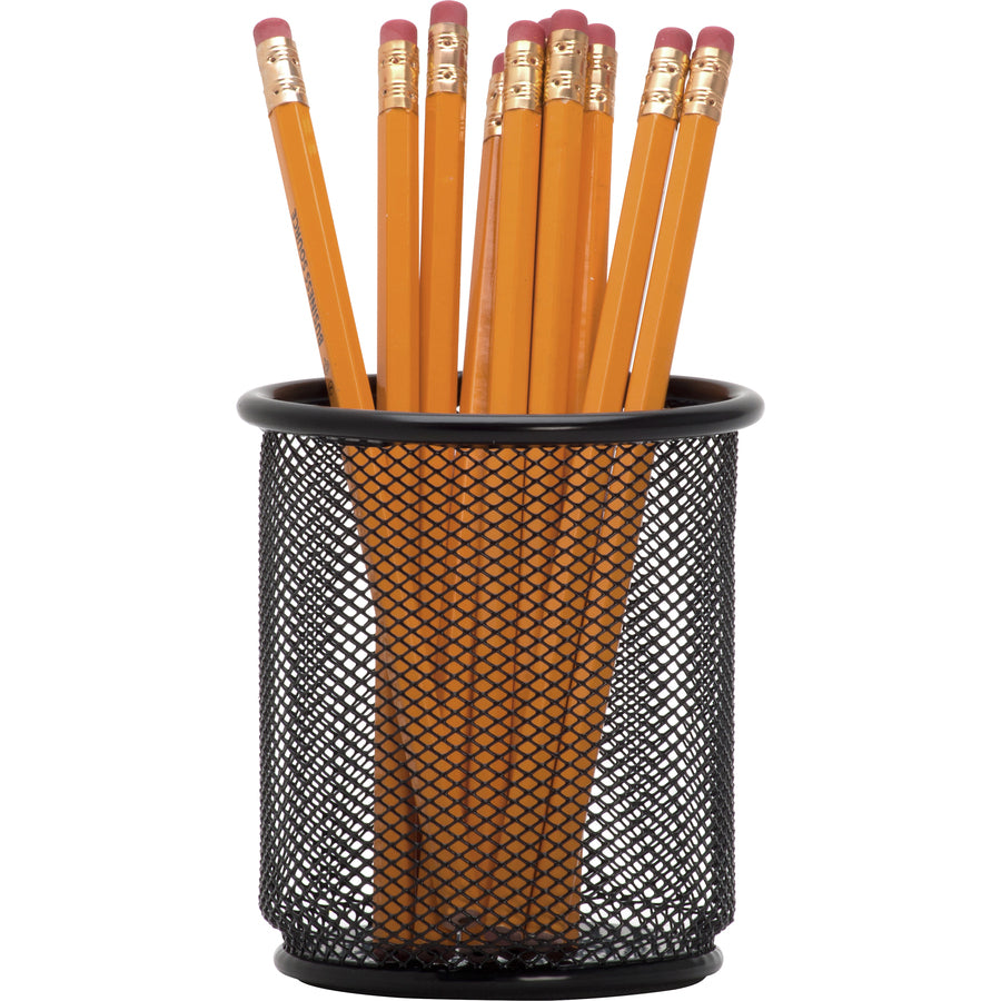 Lorell Mesh Wire Pencil Cup Holder (84149)