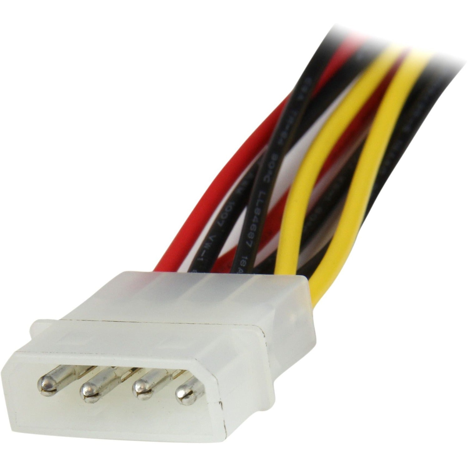 StarTech 12in Lp4 To 2x Latching Sata Y Cable (PYO2LP4LSATA)