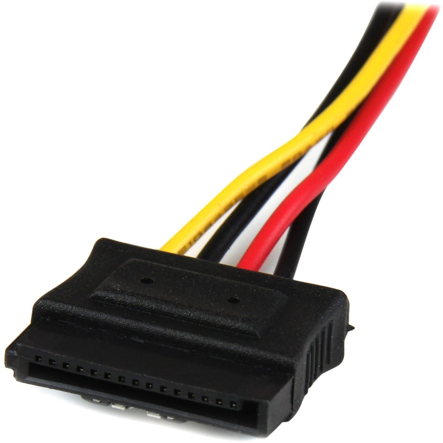 StarTech 12in Lp4 To 2x Latching Sata Y Cable (PYO2LP4LSATA)