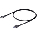 StarTech 1m Black Usb 3.0 Extension Cable M/f (USB3SEXT1MBK)